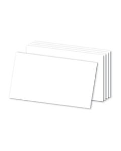 Office Depot Brand Blank Index Cards, 3in x 5in, White, Pack Of 500