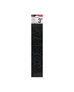 Creative Start Self-Adhesive Letters, Numbers and Symbols, 3in, Helvetica, Black, Pack of 103