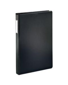 Office Depot Brand Reference 3-Ring Binder, 1in Round Rings, 100% Recycled, Black