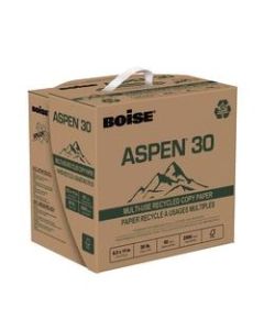 Boise ASPEN 30 SPLOX Paper, Speed-Loading Reamless Paper, Letter Size (8 1/2in x 11in), 20 Lb, FSC Certified, Ream Of 2,500 Sheets