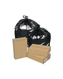 Pitt Plastics Re-Run 0.75-mil Can Liners, 24in x 23in, 10 Gallons, Black, Pack Of 500