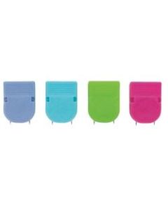 OfficeMax Brand Fabric Panel Wall Clips, Assorted Solid Colors, Pack Of 20