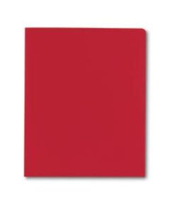Divoga 2-Tone 2-Pocket Poly Folder, Red