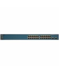 Cisco Catalyst 3560V2-24PS Layer 3 Switch - 24 Ports - Manageable - Fast Ethernet - 10/100Base-TX - Refurbished - 3 Layer Supported - 2 SFP Slots - Power Supply - PoE Ports - 1U High - Rack-mountable, Desktop, Wall Mountable - Lifetime Limited Warranty