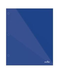 Office Depot Brand Stellar Laminated Paper Folder, Letter Size, Blue
