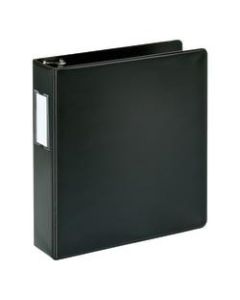 Office Depot Brand Durable 3-Ring Binder, 2in D-Rings, 100% Recycled, Black