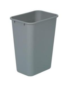 Highmark Standard Wastebasket, 10 1/4 Gallons, Silver