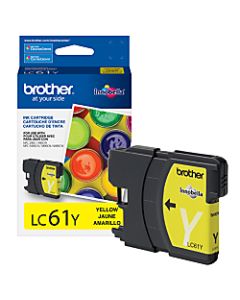 Brother LC61Y Yellow Ink Cartridge