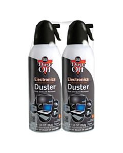 Dust-Off Compressed Gas Dusters, 10 Oz, Pack Of 2