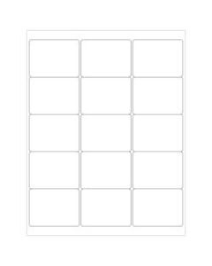 Office Depot Brand Inkjet/Laser Labels, LL114, Rectangular, 2 11/16in x 2in, White, Case Of 1,500
