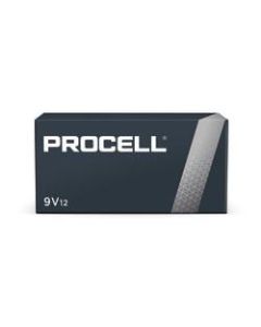 Procell 9-Volt Alkaline Batteries, Pack Of 12