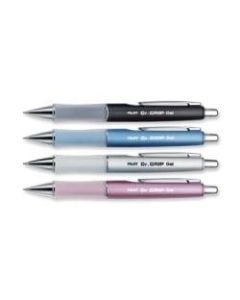 Pilot Dr. Grip Retractable Gel Rollerball Pens - Fine Pen Point - 0.7 mm Pen Point Size - Refillable - Retractable - Black Gel-based Ink - Assorted Barrel - 1 Each
