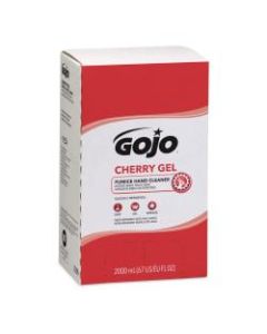 GOJO Gel Pumice Hand Soap Cleaner, Cherry Scent, 67.6 Oz, Case Of 4 Refills