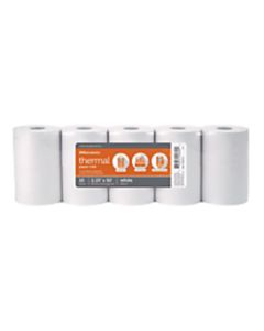 Office Depot Brand Thermal Paper Rolls, 2-1/4in x 50ft, White, Pack Of 10