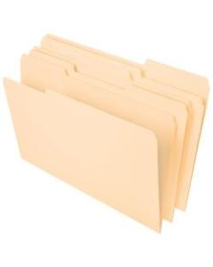 Office Depot Brand Interior File Folders, 1/3 Cut, Legal Size, Manila, Box Of 100