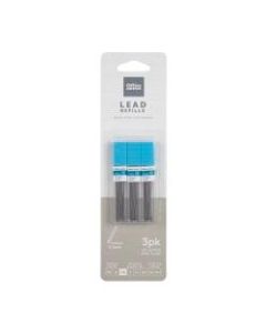Office Depot Brand Lead Refills, 0.7 mm, HB Hardness, Tube Of 12 Leads, Pack Of 3 Tubes
