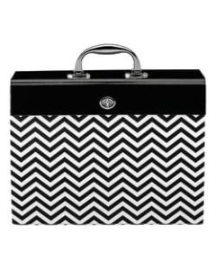 Office Depot Brand Expanding File Case, 19-Pocket, Letter Size, Multicolor Fashion Print