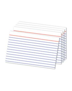 Office Depot Brand Ruled Index Cards, 4in x 6in, White, Pack Of 300