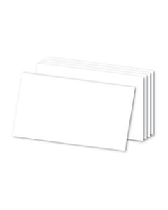 Office Depot Brand Blank Index Cards, 3in x 5in, White, Pack Of 300