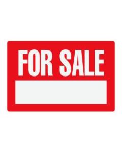 Cosco For Sale Sign, 8in x 12in, Red/White