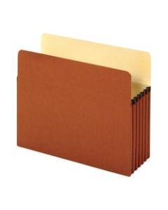 Office Depot Brand Standard File Pocket, 5 1/4in Expansion, Letter Size, Brown
