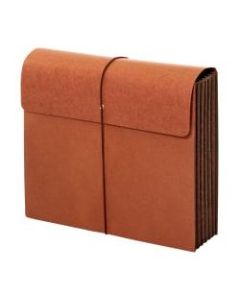 Office Depot Brand Paper Tyvek Extra-Wide Wallets,, 1 Pocket, Expansion 5-1/4in, 8 1/2in x 11in, Letter, Brown, Pack of 2
