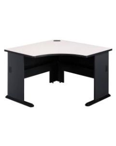 Bush Business Furniture Office Advantage Corner Desk 48inW, Slate/White Spectrum, Standard Delivery