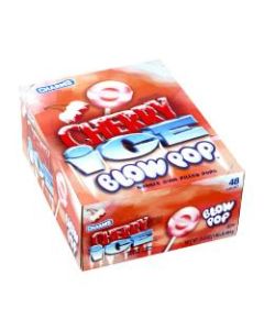 Blow Pop Cherry Ice Lollipops, Box Of 48