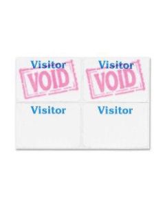 One-Day Visitor Badges, Pack Of 100