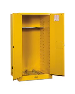 Vertical Drum Safety Cabinets, Manual-Closing Cabinet, 1 55-Gallon Drum, 1 Door