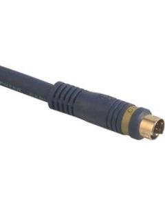 C2G 25ft Velocity S-Video Cable - mini-DIN Male - mini-DIN Male - 25ft - Blue
