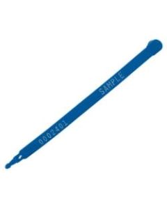 Box Packaging Plastic Truck Seals, 7 1/2in, Blue, Pack Of 100