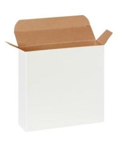 Office Depot Brand Reverse Tuck Folding Cartons, 6 3/8in x 1 1/2in x 6 3/8in, White, Case of 250