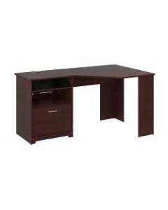 Bush Cabot Corner Desk, Harvest Cherry, Standard Delivery