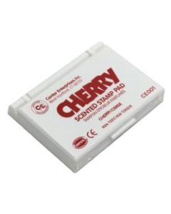 Center Enterprise Scented Stamp Pads, Cherry Scent, 2 1/4in x 3 3/4in, Red, Pack Of 6