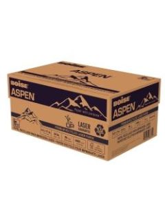 Boise ASPEN Premium Laser Paper, Letter Paper Size, 96 Brightness, 24 Lb, 30% Recycled, FSC Certified, White, 500 Sheets Per Ream, Case Of 8 Reams