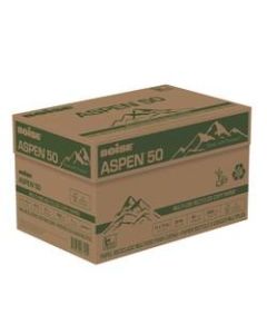 Boise ASPEN 50 Multi-Use Paper, Ledger (11in x 17in), 92 (Euro)/96 (U.S.) Brightness, 13.4 Lb, 50% Recycled, Carton Of 2,500 Sheets