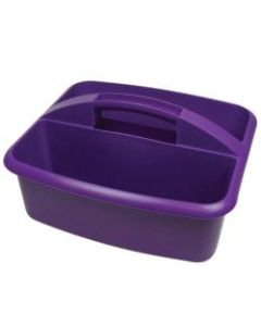 Romanoff Products Large Utility Caddy, 6 3/4inH x 11 1/4inW x 12 3/4inD, Purple, Pack Of 3