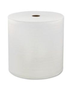 Genuine Joe Solutions 1-ply Hardwound Towels - 1 Ply - 7in x 600 ft - White - Virgin Fiber - Embossed, Absorbent, Soft, Chlorine-free, Strong - 6 / Carton