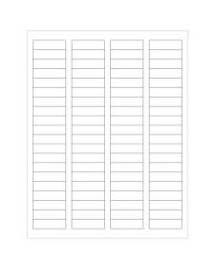 Office Depot Brand Inkjet/Laser Labels, LL109MC, Rectangular, 1 3/4in x 1/2in, White, Master Case Of 80,000