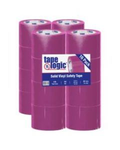 Tape Logic 3in x 36 yds. Solid Vinyl Safety Tape, Purple, Case Of 16