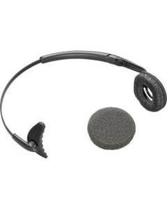 Plantronics Uniband Headband With Leatherette Ear Cushion For Wireless Headsets, Black