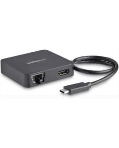 StarTech.com USB C Multiport Adapter - USB Type C to 4K HDMI / USB 3.0 / Gigabit Ethernet - Powered USB Hub - USB-C to USB Adapter - Add HDMI, Gigabit Ethernet, USB-A, and USB-C ports (5Gbps) to your laptop through a single USB Type C cable