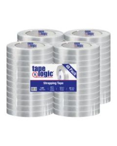 Tape Logic 1550 Strapping Tape, 3in Core, 0.75in x 60 Yd., Clear, Case Of 48