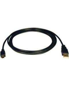 Tripp Lite 6ft USB 2.0 Hi-Speed A to Mini-B Cable A to 5Pin Mini-B, M/M - (A to 5Pin Mini-B M/M) 6-ft.