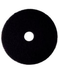 3M 7300 High-Productivity Floor Stripping Pads, 14in, Black, Case Of 5
