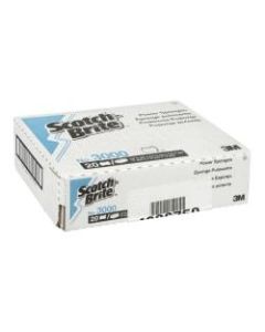 Scotch-Brite Power Sponge 3000, 2 4/5in x 4 1/2in, Blue, Case Of 20