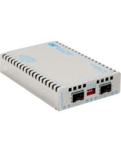 iConverter 10 Gigabit Ethernet Fiber Media Converter SFP+ to SFP+ 10Gbps - 2 x SFP+ (Protocol-Transparent); External Standalone; US AC Powered; Lifetime Warranty