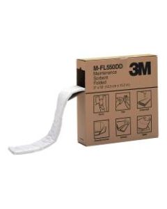 3M Maintenance Sorbent Folded Rolls, 5in x 600in, Gray, Case Of 3 Rolls