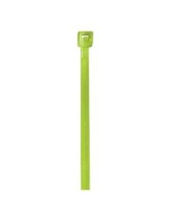 Office Depot Brand Color Cable Ties, 4in, Fluorescent Green, Case Of 1,000